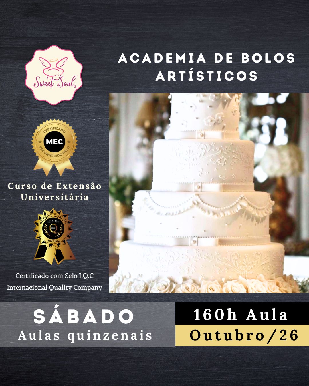 Curso de Extensão: Academia de Bolos Artísticos - Turma 38